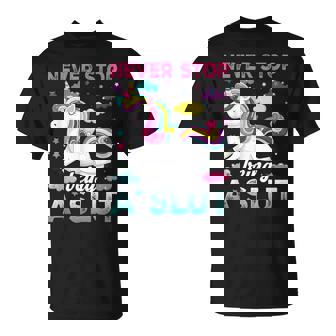 Nevertop Being Alut ユニコーン 面白い 大人 ユーモア 格言 Tシャツ - Kawaiitshirt