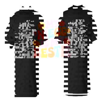 My Niece Is My Bestie Auntie Niece Matching Twinning Girls T-Shirt - Thegiftio