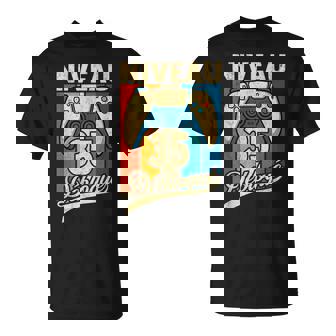 Niveau 35 Débloqué Gamer Né En 1989 Anniversaire De 35 Ans T-Shirt - Cadeauxyz
