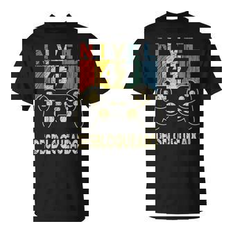 Nivel 47 Desbloqueado Gamer 47 Años Cumpleaños Camiseta unisex - Regaloses