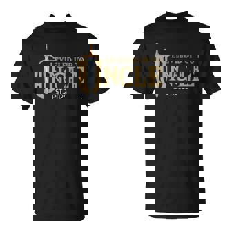 Nivelado Hasta El Tío Est 2025 Nivel Desbloqueado Tío Juegos Camiseta unisex - Regaloses