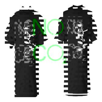No Co2 サイクリング 気候変動対策 グリーンエネルギー Mtb Tシャツ - Kawaiitshirt