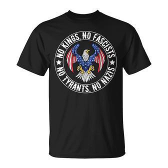 No Kings In America No Fascists We The People Political T-Shirt - Thegiftio UK