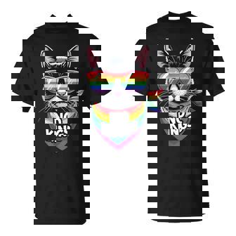 No Kings Pride Cat T-Shirt - Thegiftio