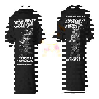 Nordmann Geschenkalhalla Kultur Norwegen Wikinger Kämpfer Nordische Gott Der Ungeduld Hammersbald Chwarz Klein Klassisch Kurzarm T-Shirt - Geschenkecke