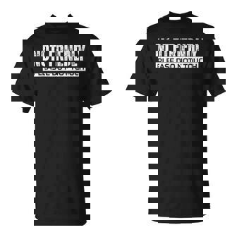 Not Friendly Please Do Not Touch Tシャツ - Kawaiitshirt