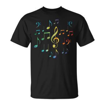 Notes De Musique – Cadeaux De Musicien Instrument De Musique Notes De Musique T-Shirt - Cadeauxyz