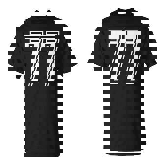 Number 77 Birthday 77Thports Player チーム番号入りジャージ Tシャツ - Kawaiitshirt