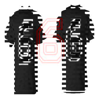 Number Numero 6 6番 Tシャツ - Kawaiitshirt