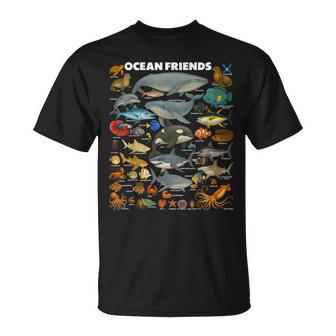 Ocean Friends T-Shirt - Monsterry