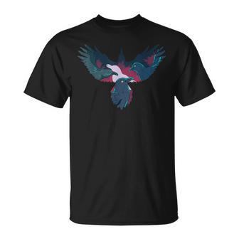 Oiseau De La Forêt Animal Gothique Terrifiant Corbeau T-Shirt - Cadeauxyz