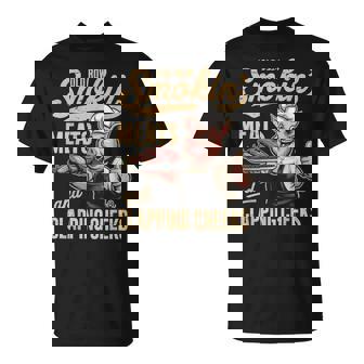 Old Rows Smokin' Meats And Clapping Cheeks Bbq T-Shirt - Thegiftio