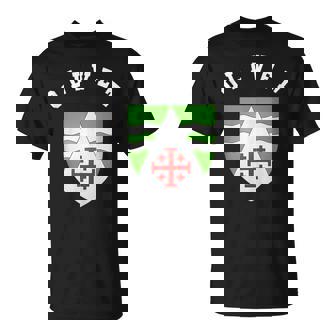 Olivet Escudo De Armas Flag Football In Mangas Camiseta unisex - Regaloses