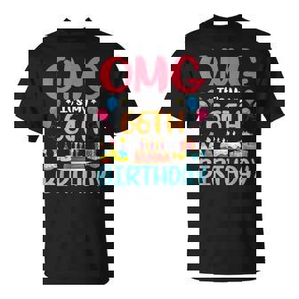 Omg It's My 66Th Birthday Happy Day To Me You 66 Years Old T-Shirt - Monsterry