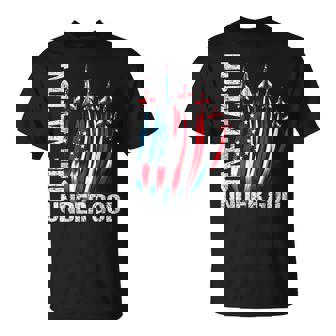 One Nation Under God 4Th July American Flag Fighter Jets Boy T-Shirt - Monsterry