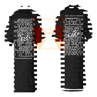 Orange Sport Loud Proud Cheer Coach Dad Father's Day T-Shirt | Seseable FR