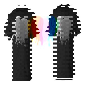 Orgullo Del Corazón Del Arco Iris Lgbtq Camiseta unisex - Regaloses
