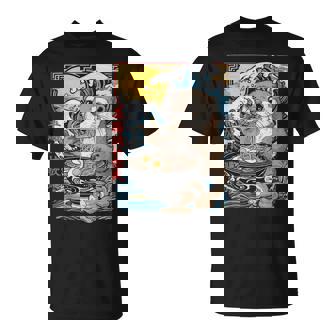 Otter Ramen Kawaii Manga Anime Noodles Y2k Japanese T-Shirt - Thegiftio