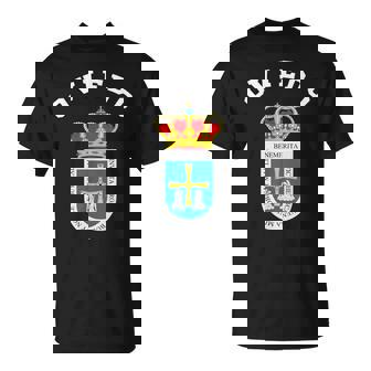 Oviedo Escudo De Armas Bandera De Orgullo Nacional Regalo Camiseta unisex - Regaloses
