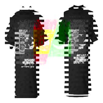 Pakistán España Bandera De La Amistad Pakistán Camiseta unisex - Regaloses