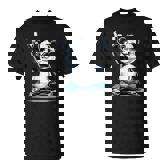 Panda Rock Musique Hommes Enfants S Panda Drôle T-Shirt - Cadeauxyz