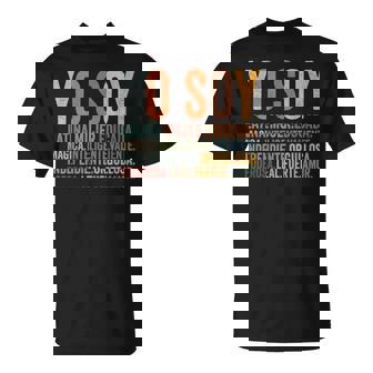 Hispanic Heritage Yo Soy Latina Mujer Fuerte Empowerment T-Shirt - Seseable