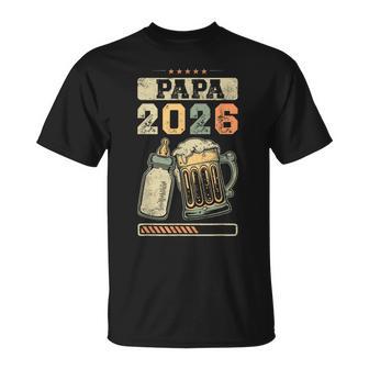 Papa 2026 Anuncio De Nacimiento Futuro Papá Futuro Padre Camiseta unisex - Regaloses