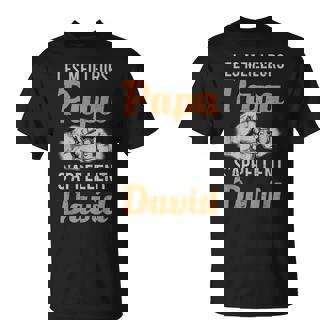 Papa Drôle Meilleurs Papas'appellent David Fête Des Pères T-Shirt - Cadeauxyz