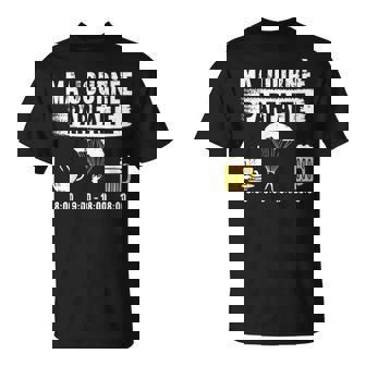 Parachute Ma Journée Parfaiteport Extrême Apéro Cadeau T-Shirt - Cadeauxyz