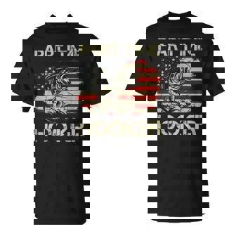 Part Time Hooker Fishing On Back T-Shirt | Mazezy