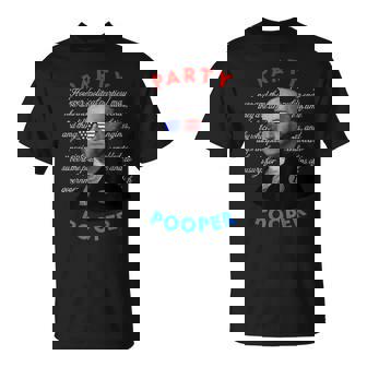 Party Pooper 面白い独立無党派投票者 7月4日 Tシャツ - Kawaiitshirt