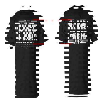 Patriotic Pro-Democracy Protest June 14 No Kings In America T-Shirt | Mazezy