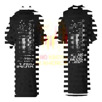 Patriotic Pro-Democracy Protest June 14 No Kings In America T-Shirt | Mazezy