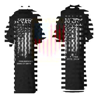 Patriotic Usa Flag Military Parade Army 250Th Anniversary T-Shirt | Mazezy