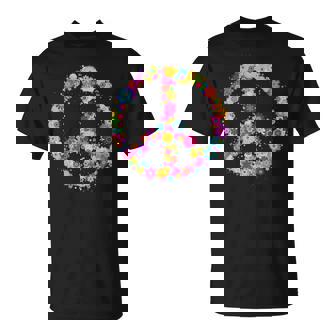 Peace Love Hippie Costume Tie Die 60 70S T-Shirt - Cadeauxyz