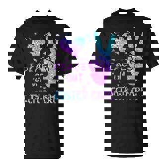 Peace Out フォスターケア 養子縁組 ごっちゃの日 2023 Tシャツ - Kawaiitshirt