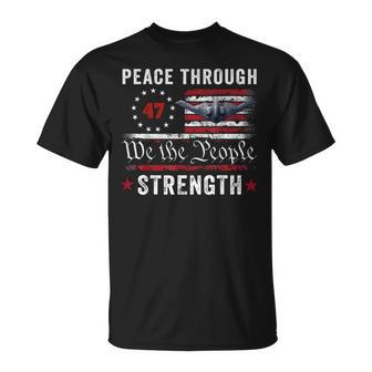 Peace Through Strength Trump Operation Midnight Hammer T-Shirt - Thegiftio UK