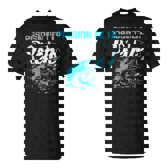 Pêcheur Passion Humour Pêcheport Poisson Homme Cadeau T-Shirt - Cadeauxyz