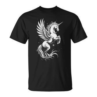 Pegasus ファニーグラフィックtシャツ Tシャツ - Kawaiitshirt