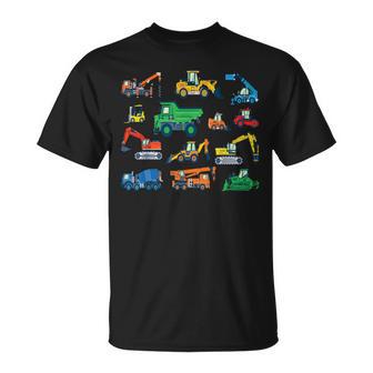 Pelleteuseéhicules De Construction Excavatrice Enfant Bebe T-Shirt - Cadeauxyz