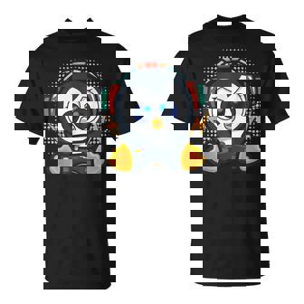 Penguin Gamer Ideo Game Child Gamer Maglietta - Novitaregali