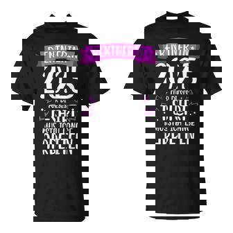 Pensionierung Renteneintritt 2025 Frauen Ruhestand Rentnerin T-Shirt - Geschenkecke