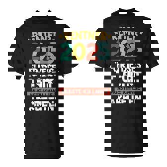 Pensionierung Renteneintritt 2025 Mann Ruhestand Rentner T-Shirt - Geschenkecke