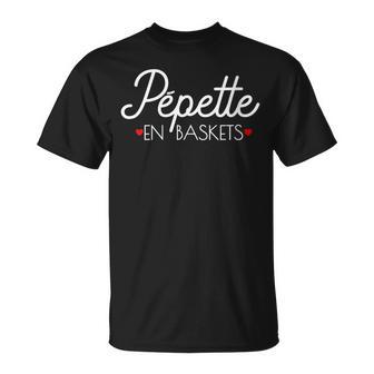 Pépette En Baskets Cadeauaintalentinurnom Copine T-Shirt - Cadeauxyz
