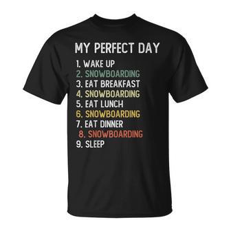 Perfect Day スノーボード シャツ メンズ ボーイズ ティーン スノボ Tシャツ - Kawaiitshirt