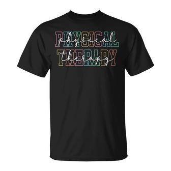 Physical Therapy Pt Physical Therapist Pta Exercise Dpt T-Shirt - Thegiftio UK