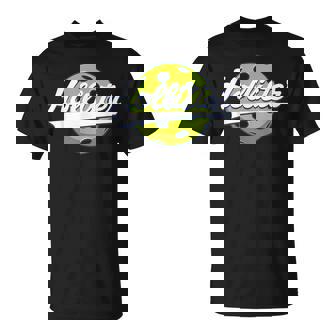 Pickleball Swoosh Hollister Ca T-Shirt - Thegiftio