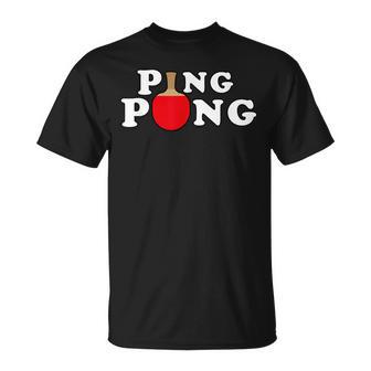 Ping Pong ピンポン卓球 おもしろレトロ Tシャツ - Kawaiitshirt