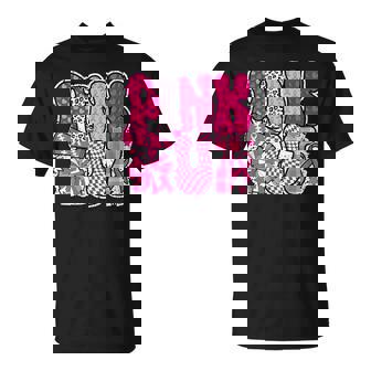 Pink Out Cheer Football Pink Ribbon Breast Cancer Awareness T-Shirt - Monsterry