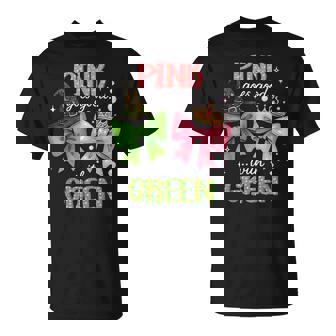 Pink Goes Good With Green Halloween Witch Pink& Green Wizard T-Shirt - Monsterry